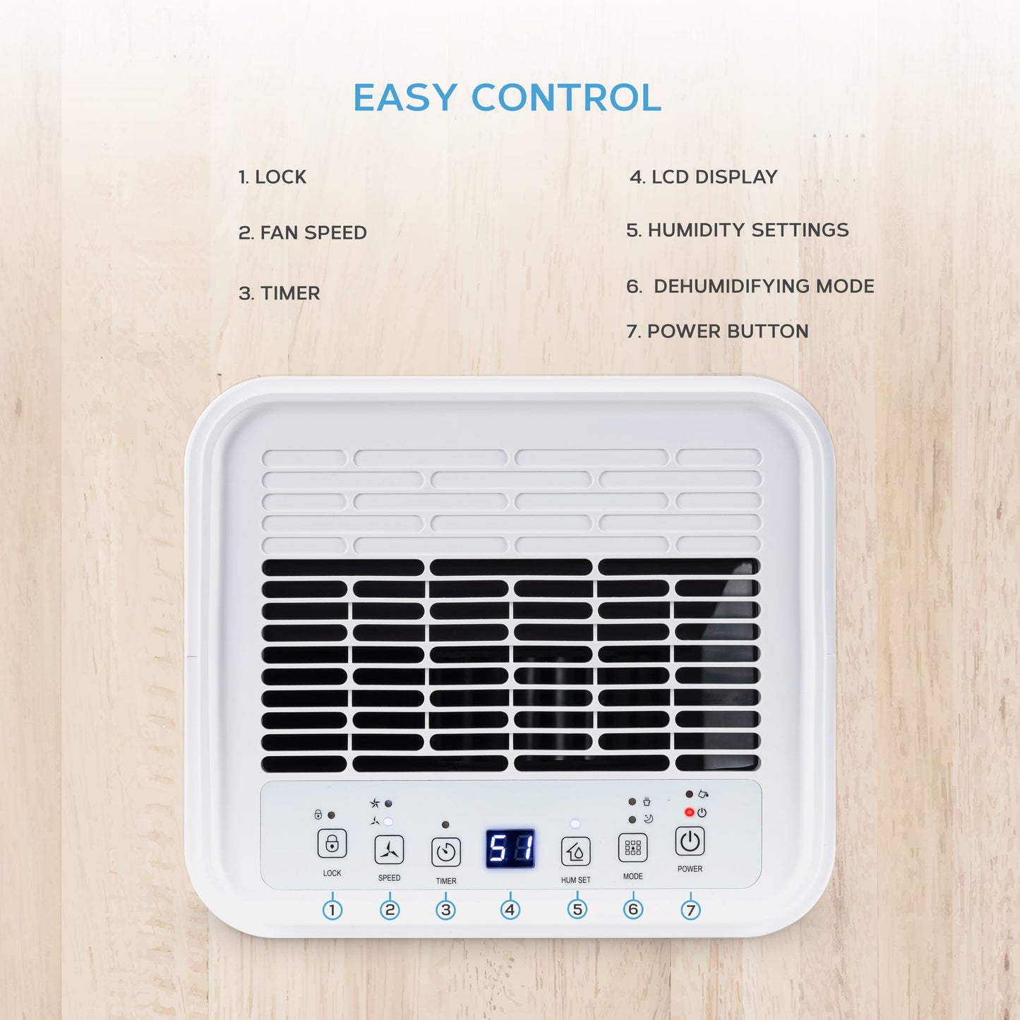12L Dehumidifier 24hr Timer Damp, Mould, Condensation, Mildew, Moisture Remover