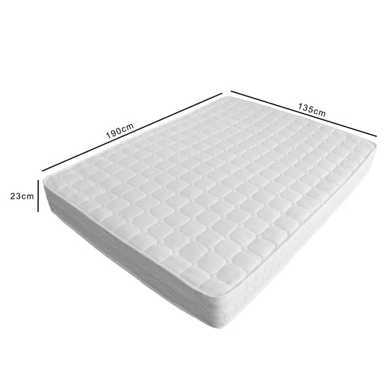 MonHouse Single, Double or King Size Bed Mattresses Memory Foam Coil Mattress Sprung Medium