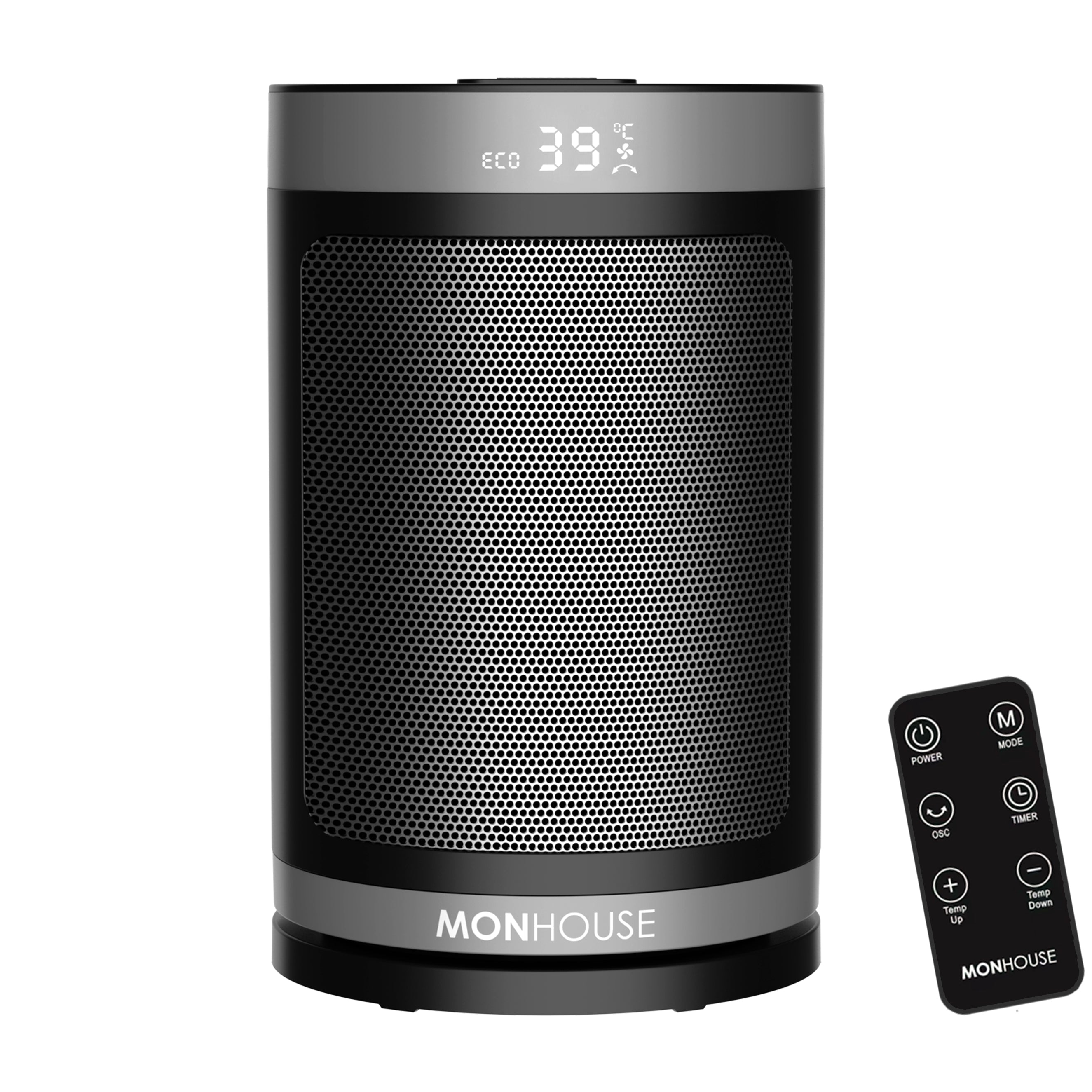 1500 Watt Oscillating Heater Indoor Space Heater With Digital Display ...
